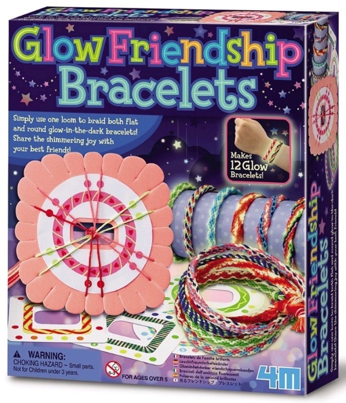 4M Glow Friendship Bracelets Craft Kit