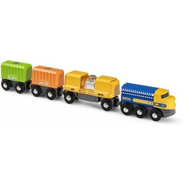  BRIO World - 33595 Battery Powered Engine Train  Toy Train for  Kids Ages 3 and Up, Green : Health & Household