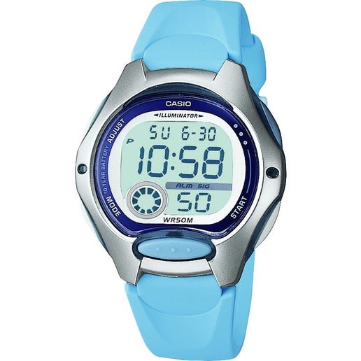 Casio Digital Watch Lw200 Light Blue in White | Toyco