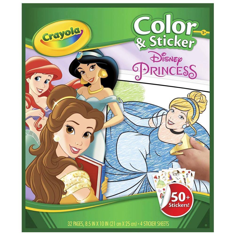 9788852241659 2023 - Disney Princess. 100 pagine per colorare, leggere,  giocare! Sticker special color 