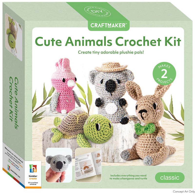8Pc Crochet Kit Complete Crochet Knitting Kit Cute Animal Crochet