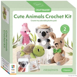 Crochet Characters Cute & Cuddly Animals (kit) – Wholesale Craft