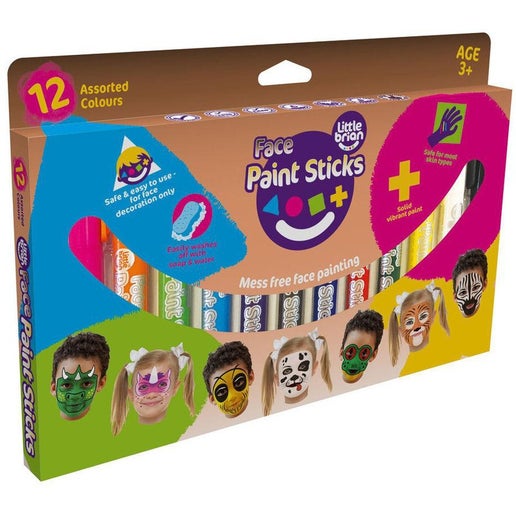 Getting Creative With Little Brian Paint Sticks & Face Paint Sticks