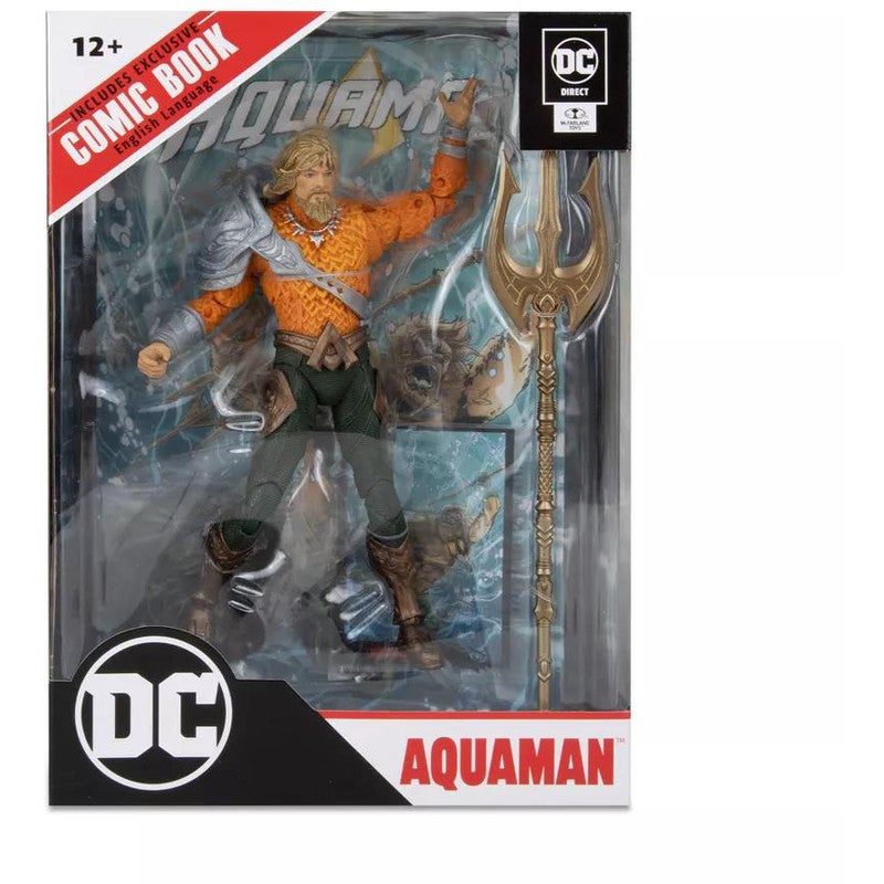 Mcfarlane Toys Dc Multiverse Comic Book And Figure Aquaman in White