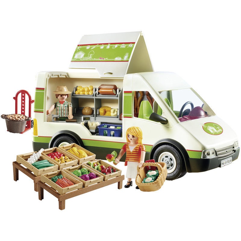 Playmobil Country 70134 Mobile Farm Market in White