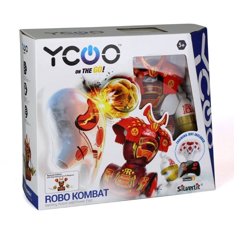 Silverlit Ycoo Robo Kombat Single Pack Red in White Toyco