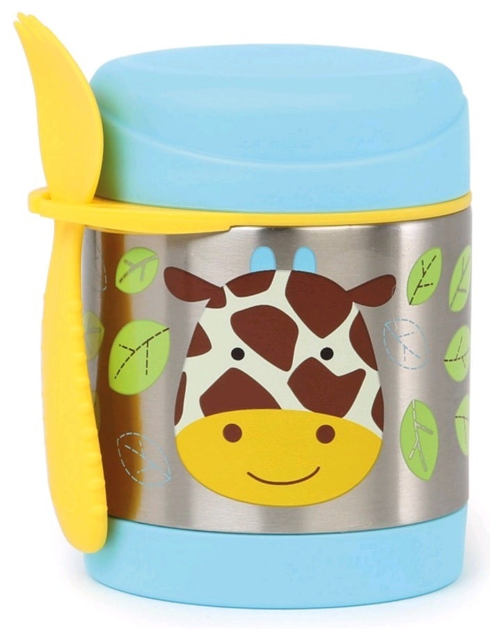 Skip Hop Zoo Insulated Food Jar Giraffe in White Toyco