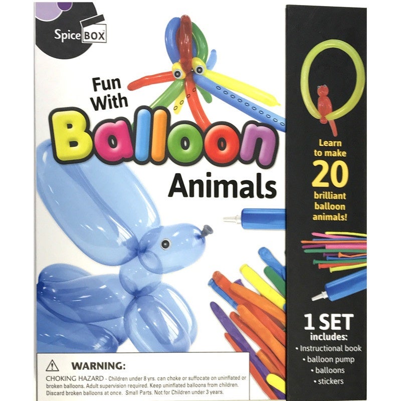 Spicebox Fun With Balloon Animals V2 in White | Toyco