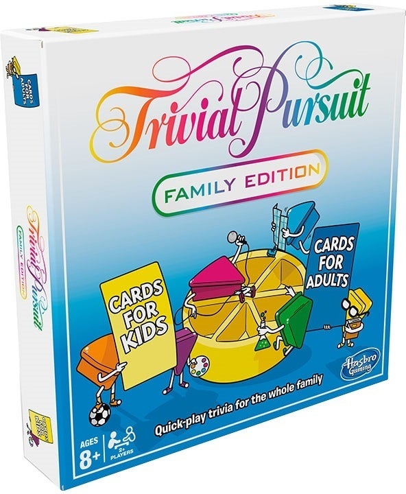 TRIVIAL PURSUIT Lot 50 Card Game Edition FAMILY 300 Questions Refill FR!!!